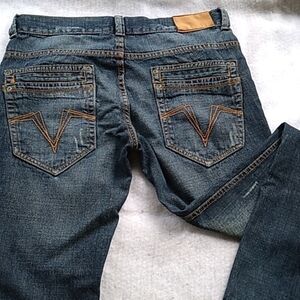 Mens Gold Label 34 x 34 straight leg deztressed jeans 👖